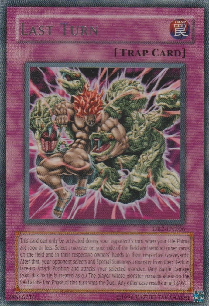 Last Turn yugioh card